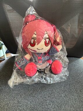 Kasane Teto Sitting Plush Toy - Soft Kids Toy